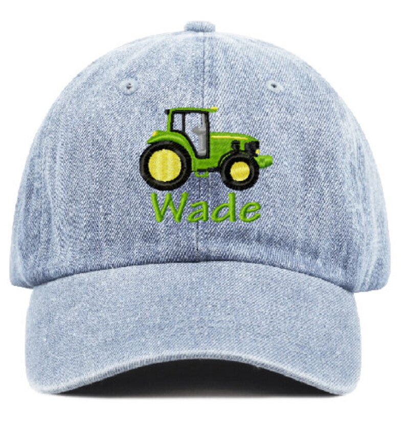 Toddler Kids Baseball Hat Farm Tractor Design Baseball Hat | Etsy