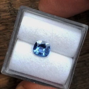 Ceylon Blue Sapphire 6MM Square Cushion for Engagement Ring
