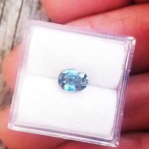 Montana Teal Oval Sapphire for Custom Engagement Ring, Unique Teal Blue Sapphire for Anniversary Jewelry, Free Shipping to North America