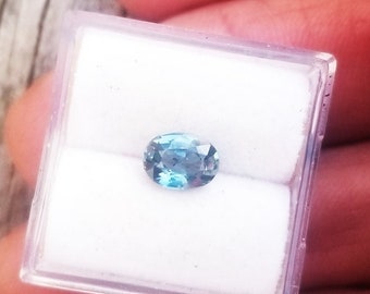 Montana Teal Oval Sapphire for Custom Engagement Ring, Unique Teal Blue Sapphire for Anniversary Jewelry, Free Shipping to North America