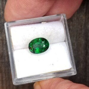 Tsavorite Garnet 2.05 cts January Birthstone  8.1x6.1MM Oval