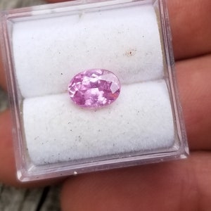 Rosa Saphir Oval Form für kundenspezifische Schmuck, eine von einer Art Ceylon Rose Saphir, September Birthstone Jubiläumsgeschenk, kostenloser Versand