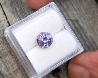 SOLD  Violet Spinel 6.8 mm Round Shape 1.75 Cts