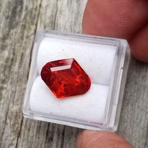 Spessartite Garnet January Birthstone for Pendant, Sunset Spessartine Garnet for Custom Jewelry, Free Shipping to North America
