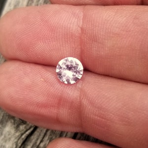 Zaffiro rosa pietra portafortuna di settembre per gioielli di anniversario, zaffiro rotondo di Ceylon per anello di fidanzamento, regalo di pietra portafortuna di settembre per lei