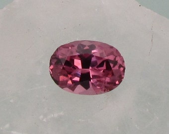 Raspberry Spinel Gemstone, 1.54 ct Oval Cut Ceylon Origin