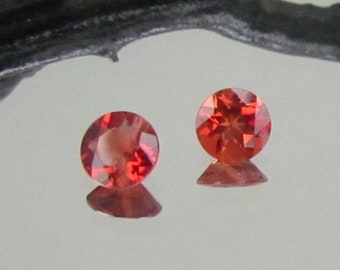 Andesine Matching Pair 2.94ct Round Shape for Earrings