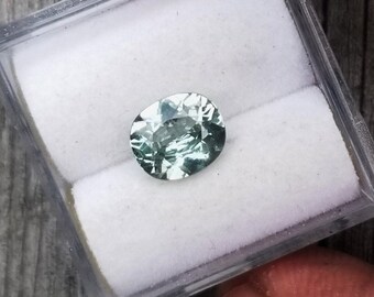 ON HOLD Mint Ceylon Sapphire 7.3x6.2 MM Oval Precision Cut