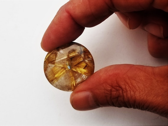 One of a Kind Star Rutilated Quartz 47.30 Cts