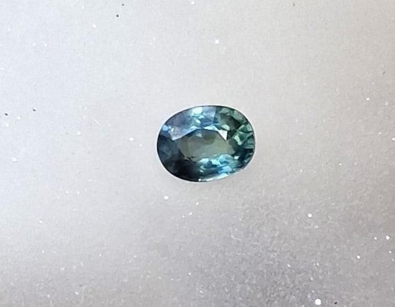 Teal Blue Green Sapphire September Gemstone for Anniversary Gift , Free Shipping to USA, Teal  Gemstone for Custom Jewelry
