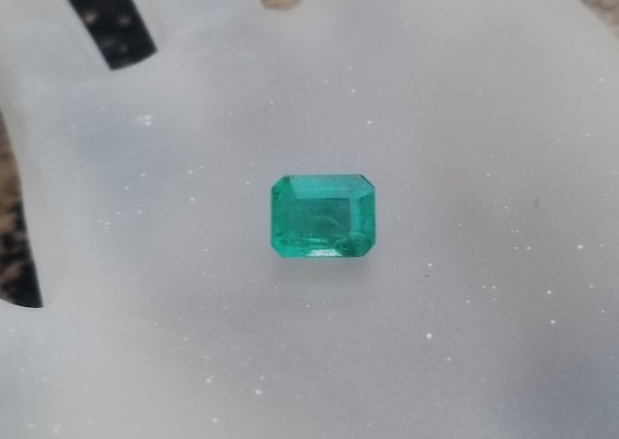Emerald Cut May Birthstone for Wedding Anniversary, Large 2.75 Carats for Engagement Ring, Free Shipping to North America
