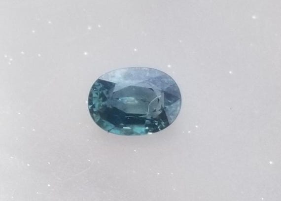 Ceylon Teal Blue Green Sapphire Oval Shape for Engagement Ring