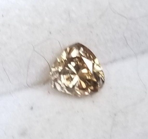 Wholesale loose Cognac Diamond Round April Birthstone for Jewellery