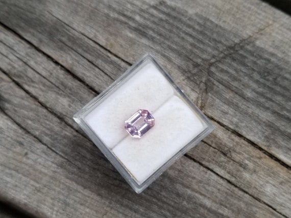 Pink Spinel 6.9 x 5.3mm Emerald Cut