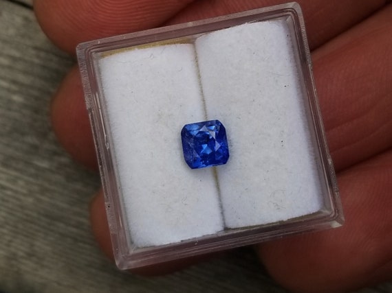 Radiant Square Blue Sapphire 4.8 mm