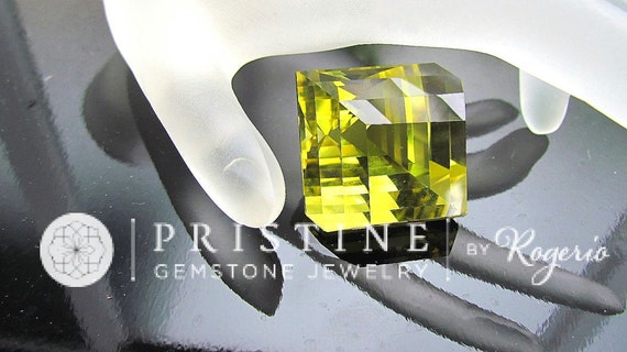 Citrine cut into The Illusion Cut by Rogerio Graca
