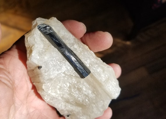 Tourmaline Specimen for Gemstone Collectors, One of a Kind Piece for Jewelry Display