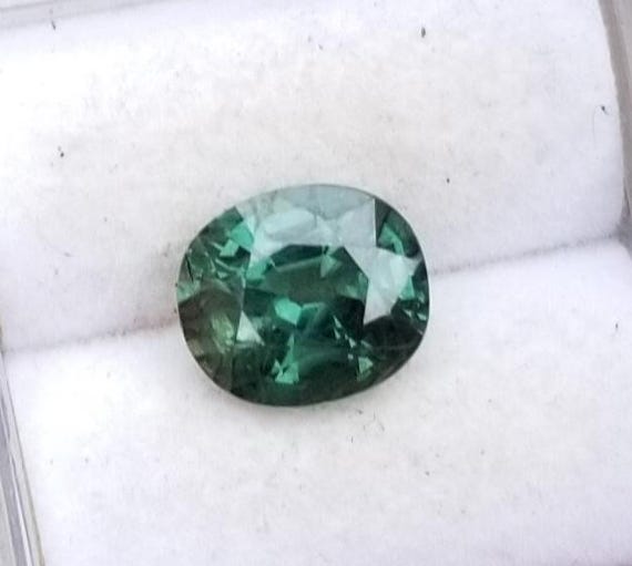 Natural Fine Cushion Blue Green Sapphire September Gemstone