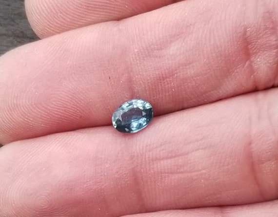 Natural Teal Sapphire for Engagement Ring, One of a Kind September Birthstone Gift for Her Birthday, Free Shipping to North America