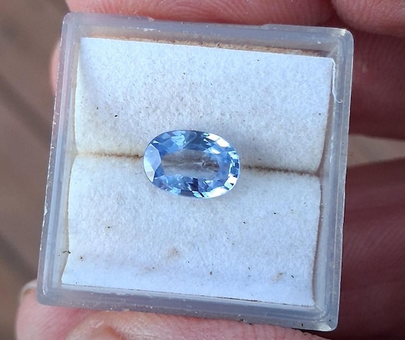 Ceylon Light Blue Oval Shape Sapphire September Birthstone