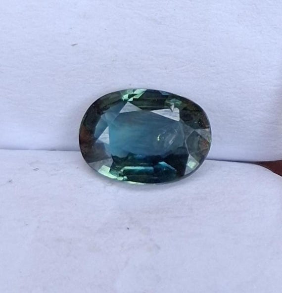 Ceylon Blue Green Sapphire September Gemstone for Anniversary Gift