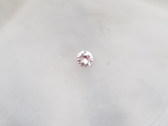 Lavender Pink Sapphire 5.8 MM Round Collector Gemstone September Birthstone