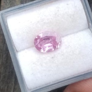 Ceylon Pink Saphir Oval Form für Schmuck, natürlicher Saphir für kundenspezifische Schmuck, September Birthstone Jahrestagsgeschenk, kostenloser Versand