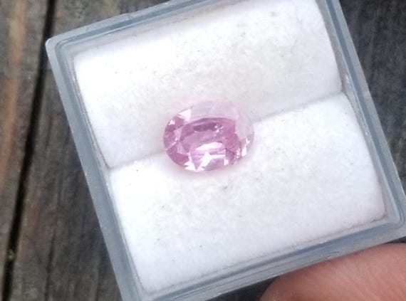 Natural Oval Pink Sapphire for Engagement Ring, Loose Sapphire for Custom Jewelry, September Birthstone Anniversary Gift, Free Shipping