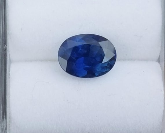 Natural Indigo Blue Sapphire 8x6mm Oval