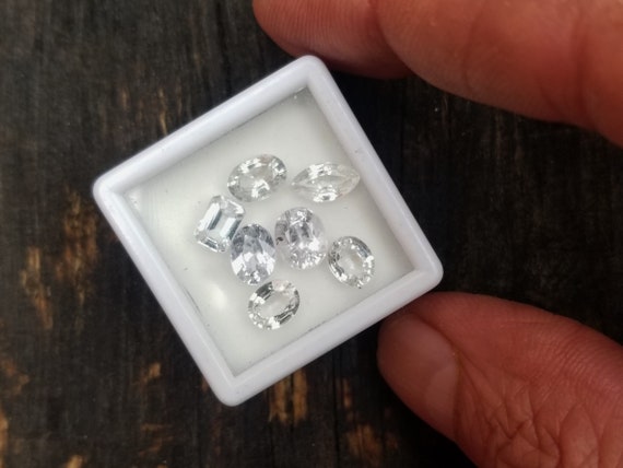 White Sapphire Parcel 6.68 Cts Natural Gemstones