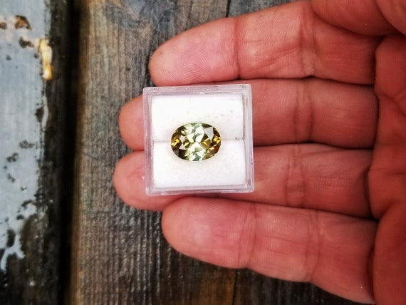 Unique Tourmaline 11.3x8.6 MM Oval Watermelon Gemstone