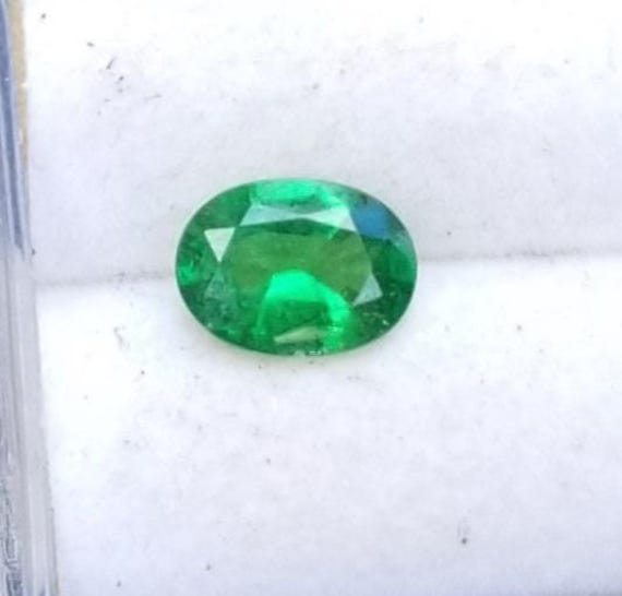 Natural Oval Tsavorite Dark Green Garnet January Birthstone