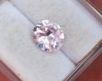 Pink Sapphire Precision Cut 7.2x6.3 mm Oval for Engagement Ring