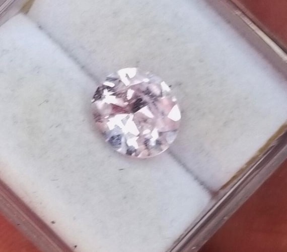 Pastel Pink Sapphire 7.2x6.3 mm Oval for Jewellery Gift for Her