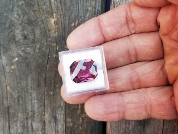 Checkerboard Tourmaline 14.5 x 12.1 MM October Birthstone
