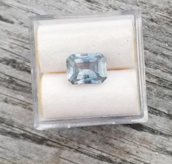 Ceylon Sapphire Natural Gemstone for September Jewelry Gift for Her, Radiant Cut Lavender Sapphire, Free   Shipping