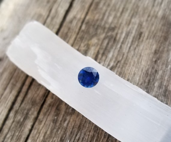Royal Blue Sapphire Round Shape Gemstone for Anniversary Jewelry for Her, September Birthstone for Custom Jewelry, Free Shipping to USA