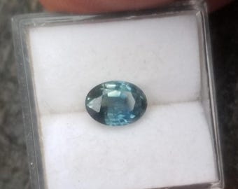 Mermaid Montana Sapphire  for Engagement Ring, One of a Kind September Birthstone for Custom Jewelry, Free Shipping to North America