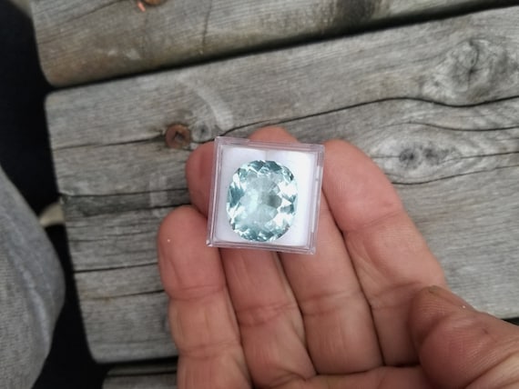 Aquamarine Oval 13 Carats March Gemstone