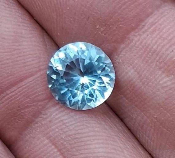 Natural Round Aquamarine March Birthstone for Jewelry