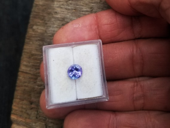 Tanzanite 5.8 MM Round December Birtstone Gift for Her