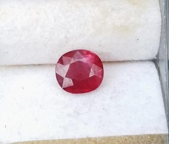 Natural Ruby July Birthstone for Engagement Ring