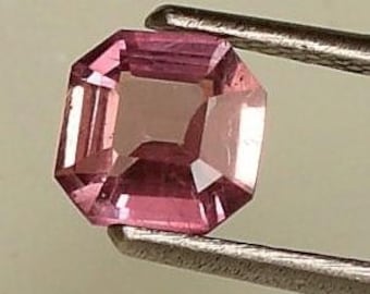 Asscher Cut Purpur Rosa Saphir für Verlobungsring