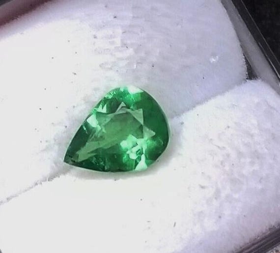 Natural Tsavorite Garnet 0.80cts Pear Shape January Birthstone