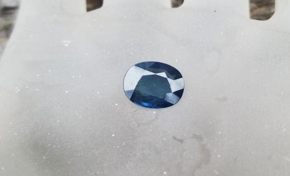 Montana Natural Blue Sapphire for Engagement Ring, 9x7 MM Oval Sapphire for Jewelry, Free Shipping to USA