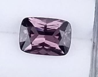 Cushion Purple Spinel 10 x 7.3 MM Loose Natural Gemstone for Custom Jewelry