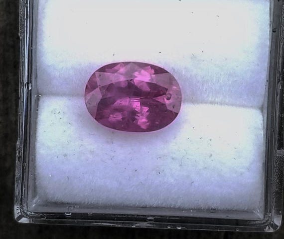 Purple Sapphire Precision Cut 8.8x6.3MM Oval
