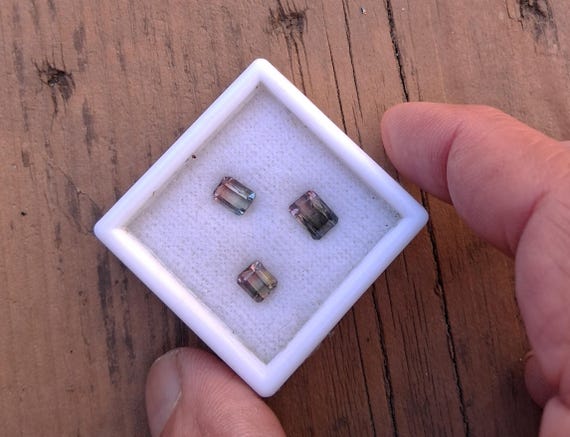 Bicolor Watermelon Tourmaline Collection October Birthstone for Custom Jewelry, Free Shipping to USA