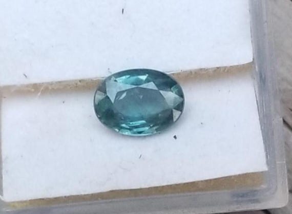 Montana Teal Oval Blue Green Sapphire for Engagement Ring, September Birthstone Gift for Custom Jewelry, Free Shipping to USA