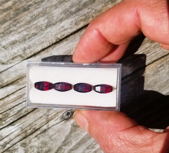 Unique Red Garnet for Earrings, Fancy Shape Garnets for Jewelry Making, January Birthstone Spessartine Garnets